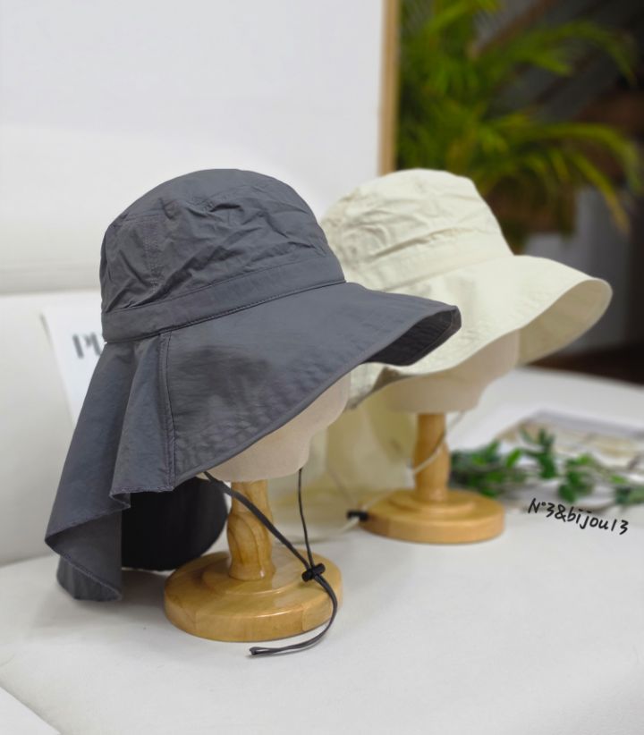 N3韓國代購女裝新品人氣休閑時尚職業推薦帽子漁夫帽系帶N3帽子
