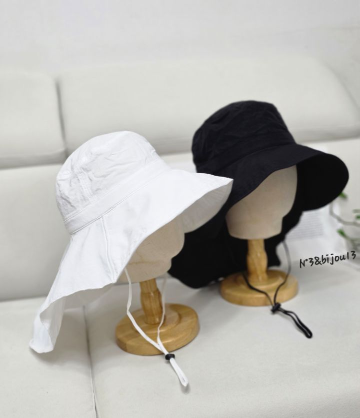 N3韓國代購女裝新品人氣休閑時尚職業推薦帽子漁夫帽系帶N3帽子