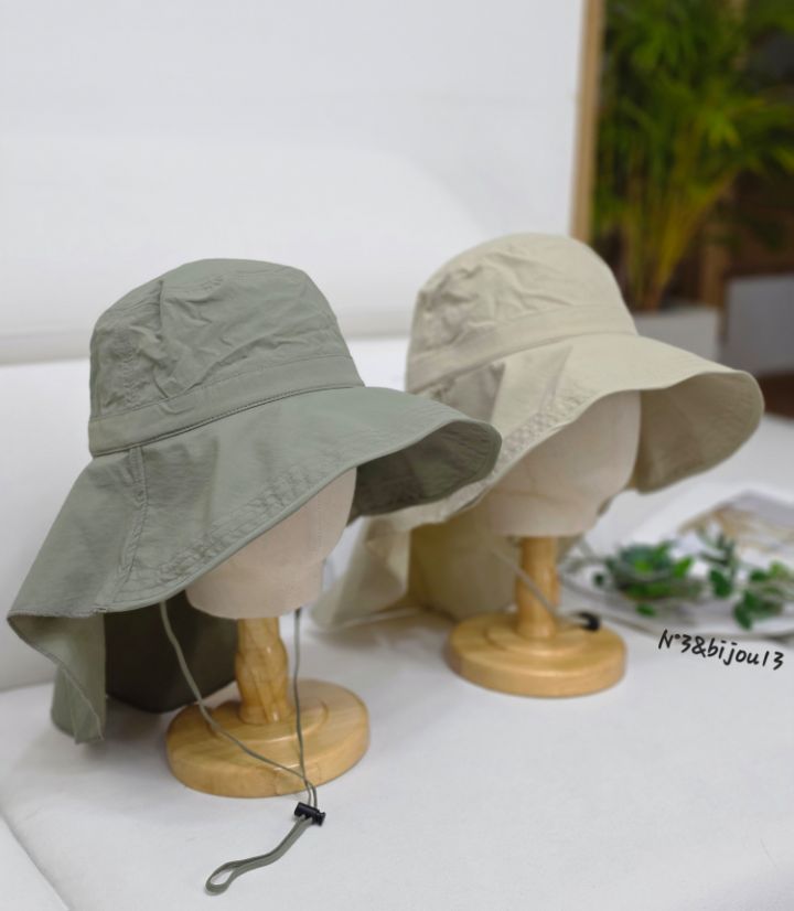 N3韓國代購女裝新品人氣休閑時尚職業推薦帽子漁夫帽系帶N3帽子