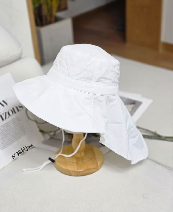 N3韓國代購女裝新品人氣休閑時尚職業推薦帽子漁夫帽系帶N3帽子