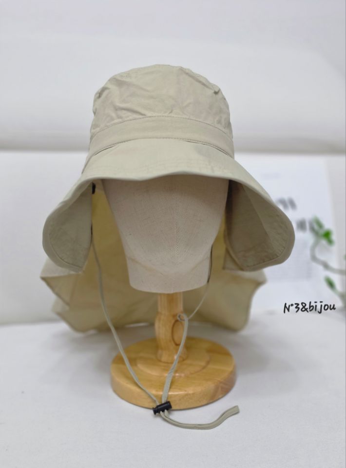 N3韓國代購女裝新品人氣休閑時尚職業推薦帽子漁夫帽系帶N3帽子