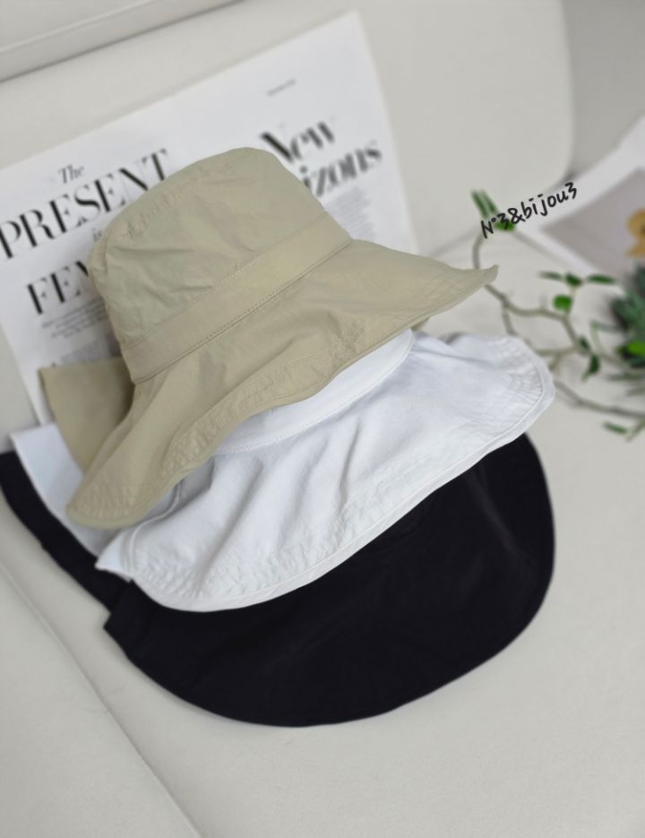 N3韓國代購女裝新品人氣休閑時尚職業推薦帽子漁夫帽系帶N3帽子