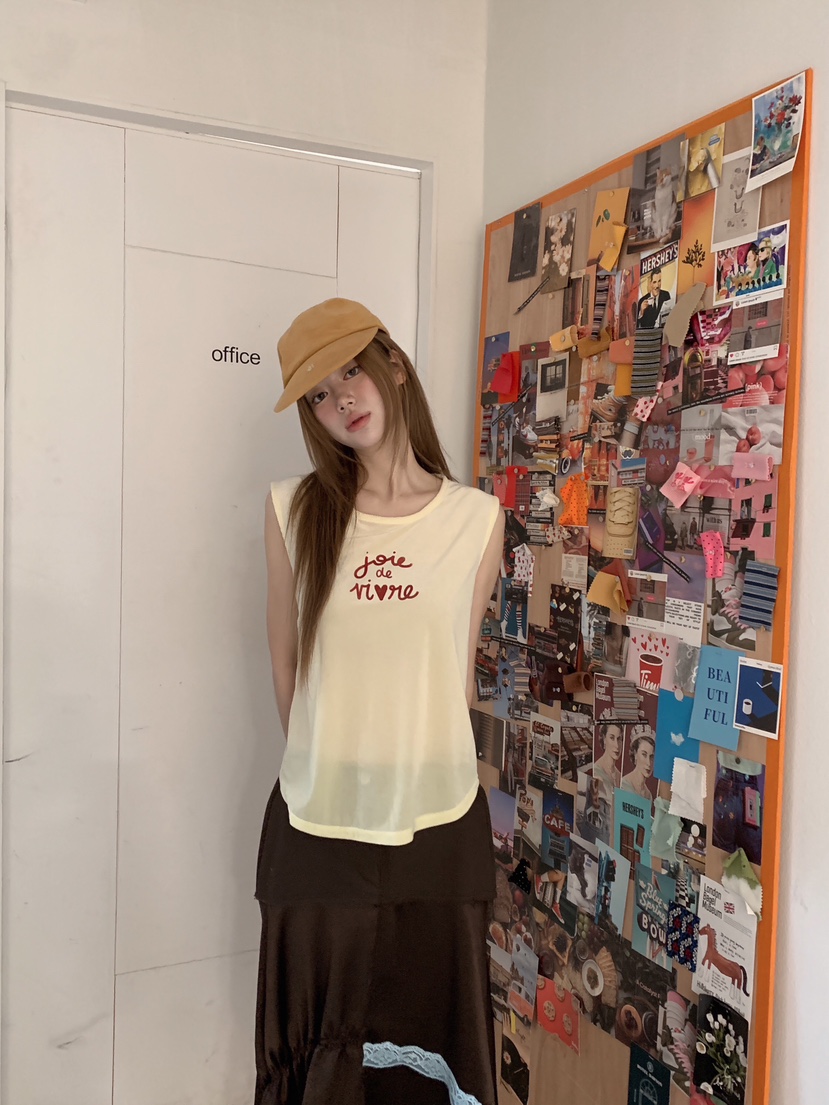 MAISONDEGLORY韓國代購女士新款職業26春夏時尚人氣吊帶背心MAISON DE GLORY吊帶/背心