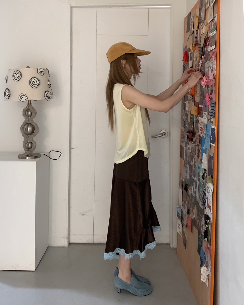 MAISONDEGLORY韓國代購女士新款職業26春夏時尚人氣吊帶背心MAISON DE GLORY吊帶/背心