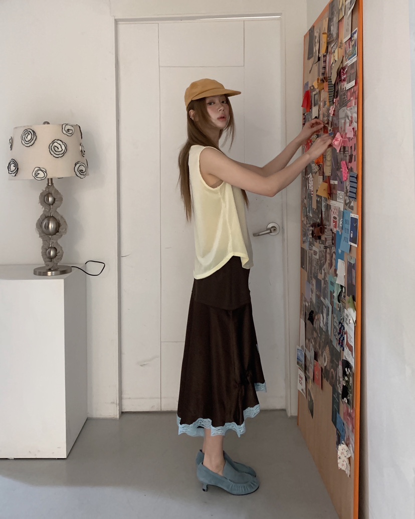 MAISONDEGLORY韓國代購女士新款職業26春夏時尚人氣吊帶背心MAISON DE GLORY吊帶/背心