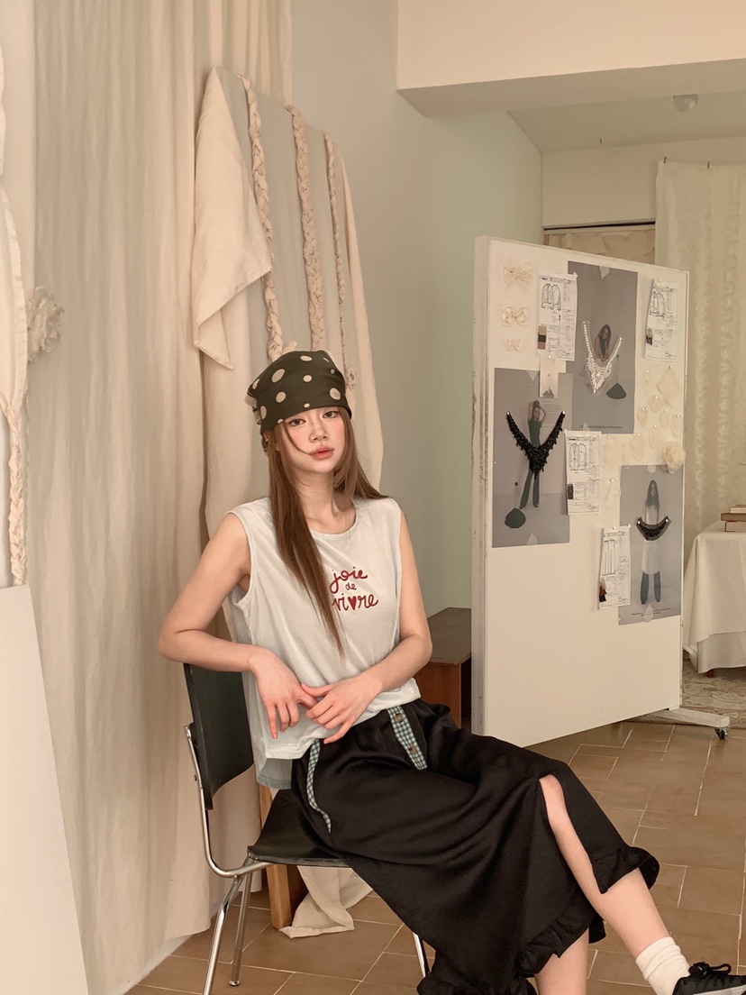 MAISONDEGLORY韓國代購女士新款職業26春夏時尚人氣吊帶背心MAISON DE GLORY吊帶/背心