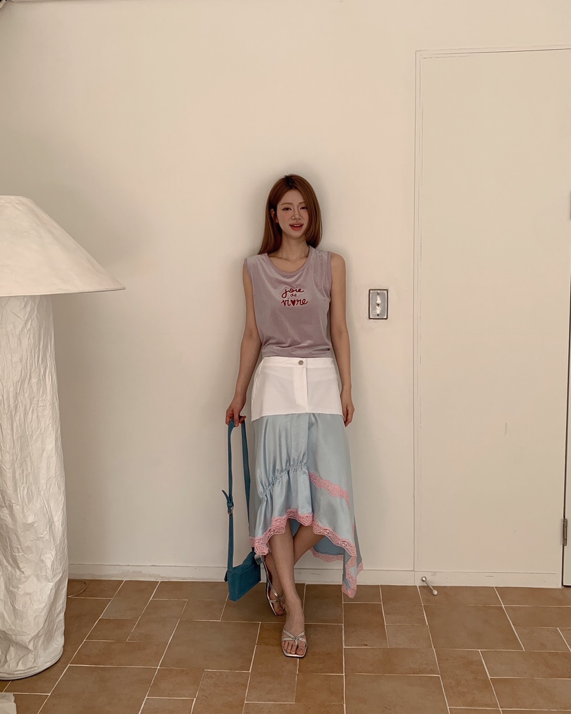 MAISONDEGLORY韓國代購女士新款職業26春夏時尚人氣吊帶背心MAISON DE GLORY吊帶/背心