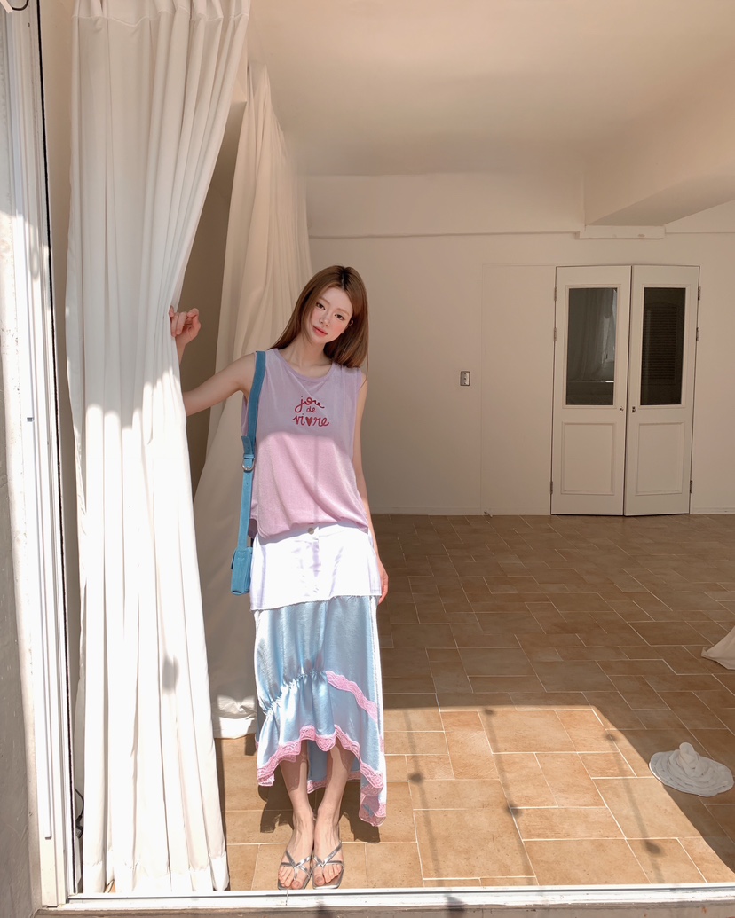 MAISONDEGLORY韓國代購女士新款職業26春夏時尚人氣吊帶背心MAISON DE GLORY吊帶/背心