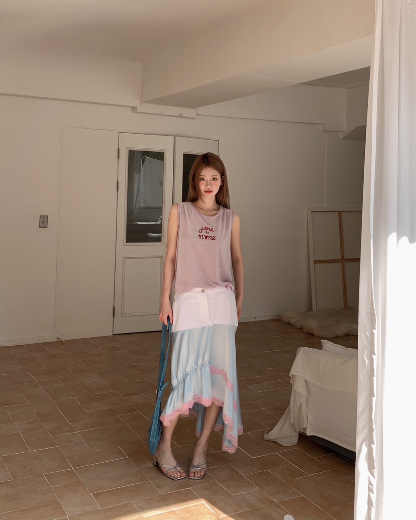 MAISONDEGLORY韓國代購女士新款職業26春夏時尚人氣吊帶背心MAISON DE GLORY吊帶/背心