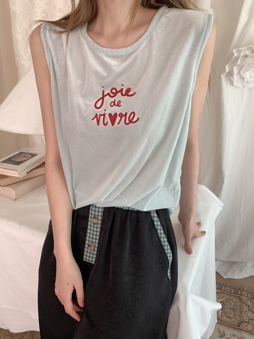 MAISONDEGLORY韓國代購女士新款職業26春夏時尚人氣吊帶背心MAISON DE GLORY吊帶/背心圖色2