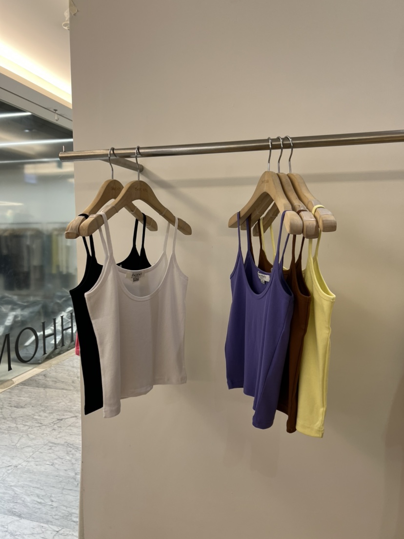 DE VENTI韓國直郵女士新款職業推薦休閑吊帶背心不含內搭DE VENTI吊帶/背心