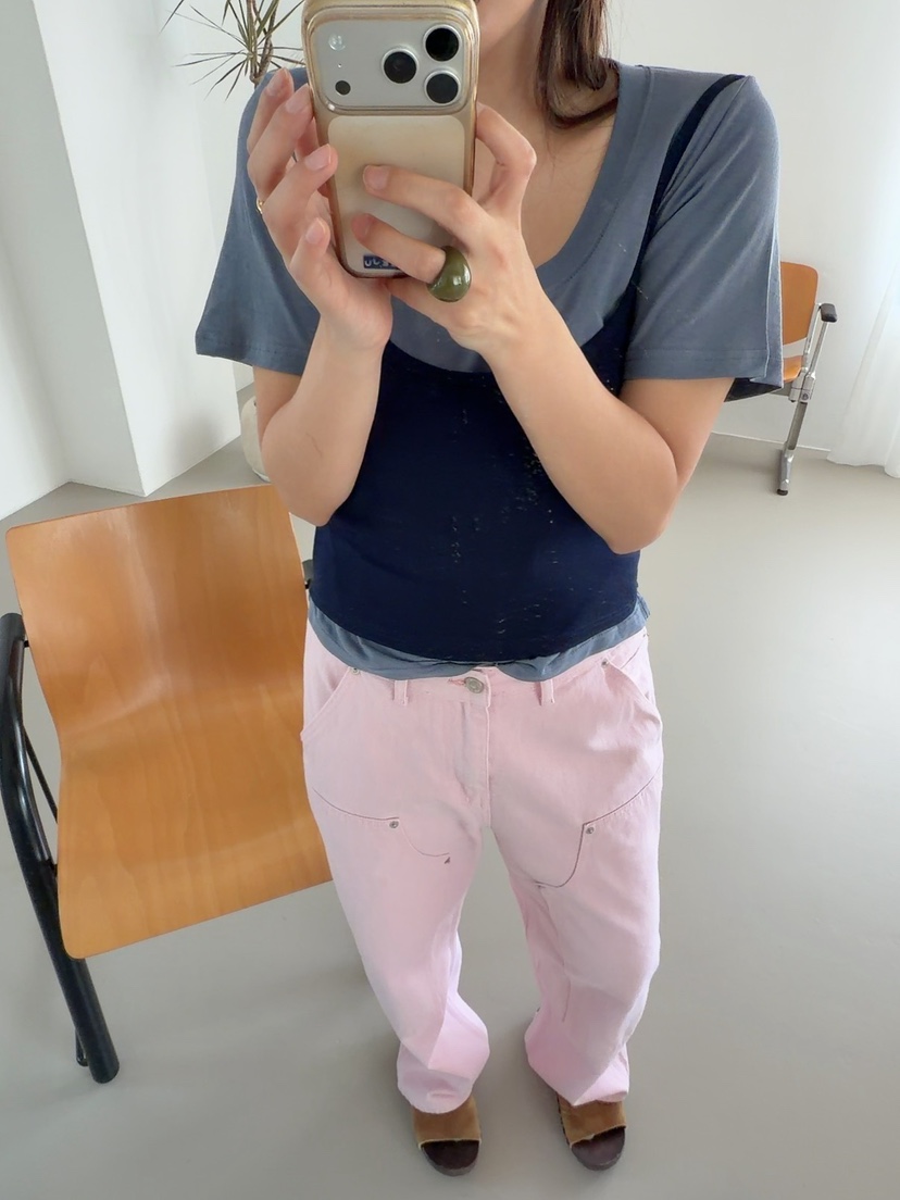 DE VENTI韓國直郵女士新款職業推薦休閑吊帶背心不含內搭DE VENTI吊帶/背心