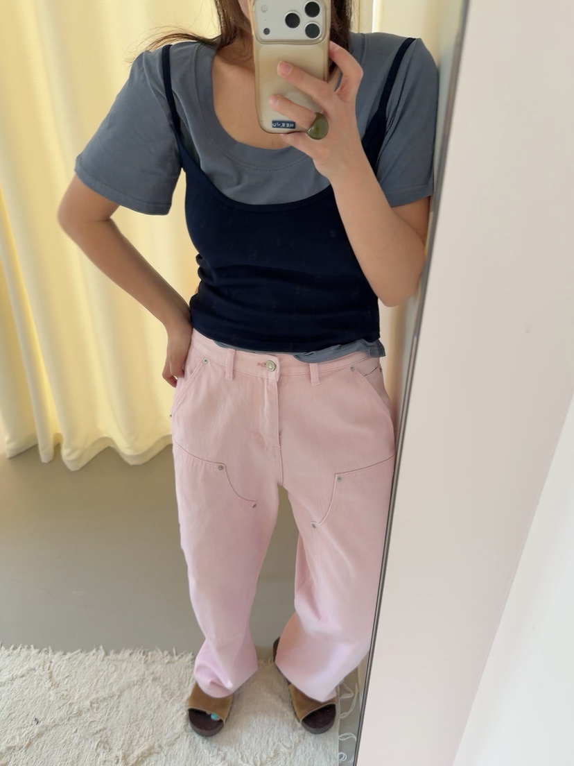 DE VENTI韓國直郵女士新款職業推薦休閑吊帶背心不含內搭DE VENTI吊帶/背心