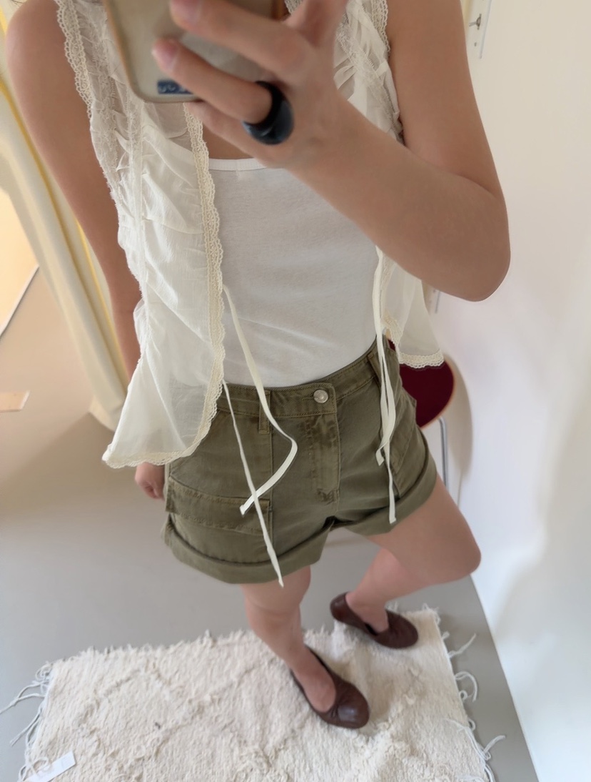 DE VENTI韓國直郵女士新款職業推薦休閑吊帶背心不含內搭DE VENTI吊帶/背心