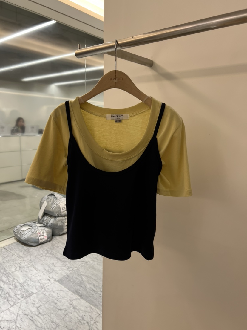 DE VENTI韓國直郵女士新款職業推薦休閑吊帶背心不含內搭DE VENTI吊帶/背心圖色4