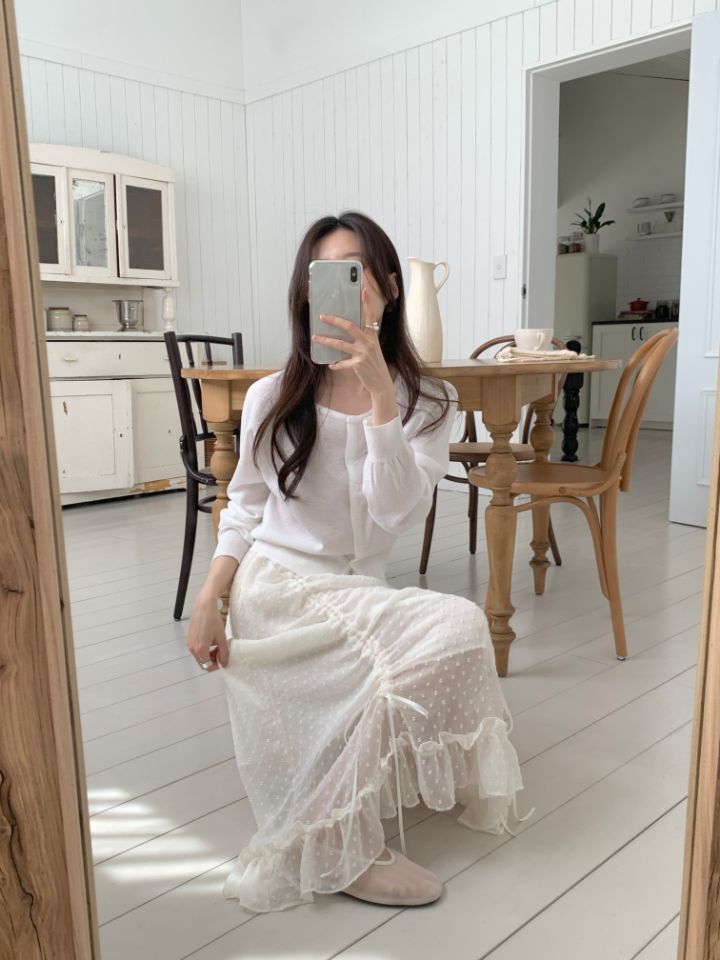 CRONG東大門代購女裝新款26春夏休閑人氣推薦半身裙中短裙CRONG半身裙/中短裙