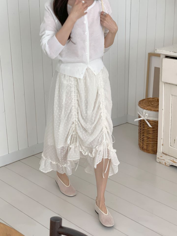 CRONG東大門代購女裝新款26春夏休閑人氣推薦半身裙中短裙CRONG半身裙/中短裙