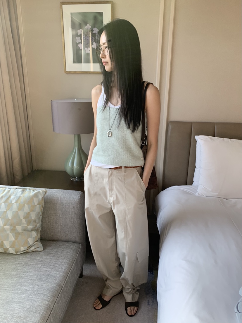 LOFN韓國直郵女裝新款休閑人氣職業推薦熱賣時尚26春夏休閑褲LOFN休閑褲