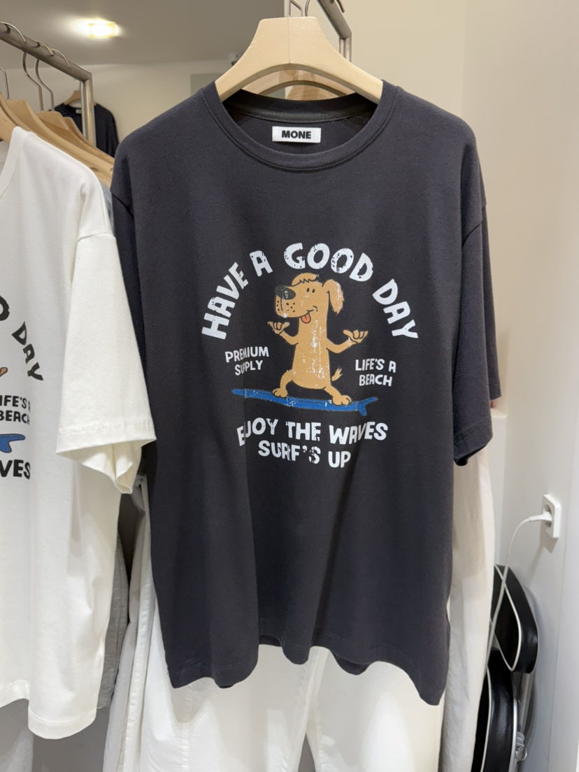 MONE-A韓國東大門直郵女裝新款推薦時尚熱賣休閑職業T恤MONE-AT恤圖色3