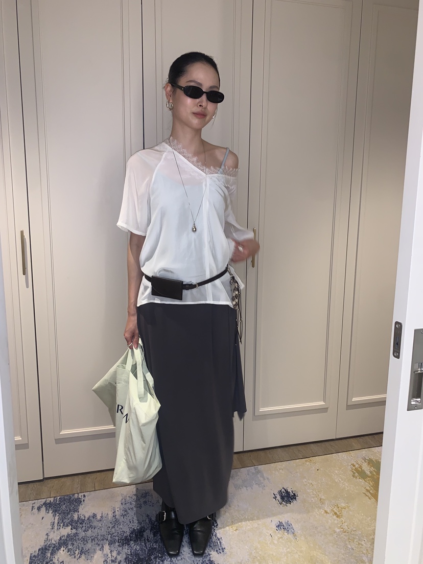 LOFN東大門直郵女士新品職業推薦人氣熱賣時尚休閑真品長裙LOFN長裙