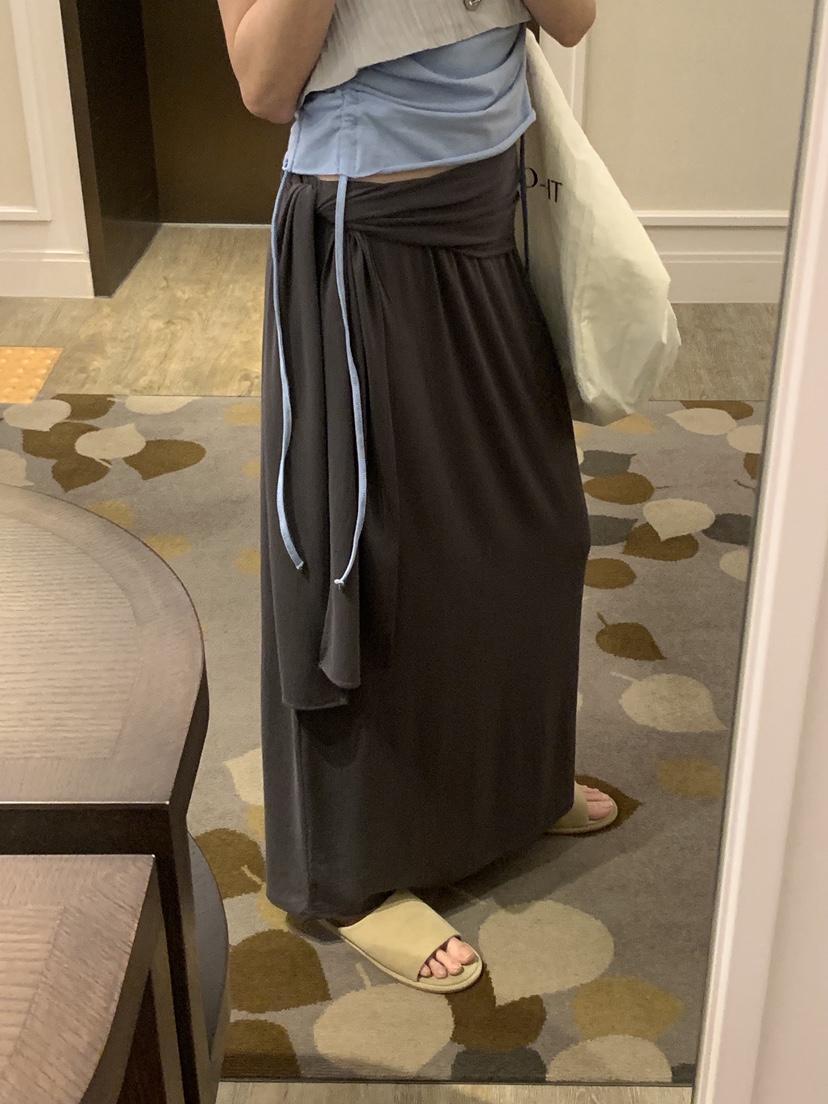 LOFN東大門直郵女士新品職業推薦人氣熱賣時尚休閑真品長裙LOFN長裙