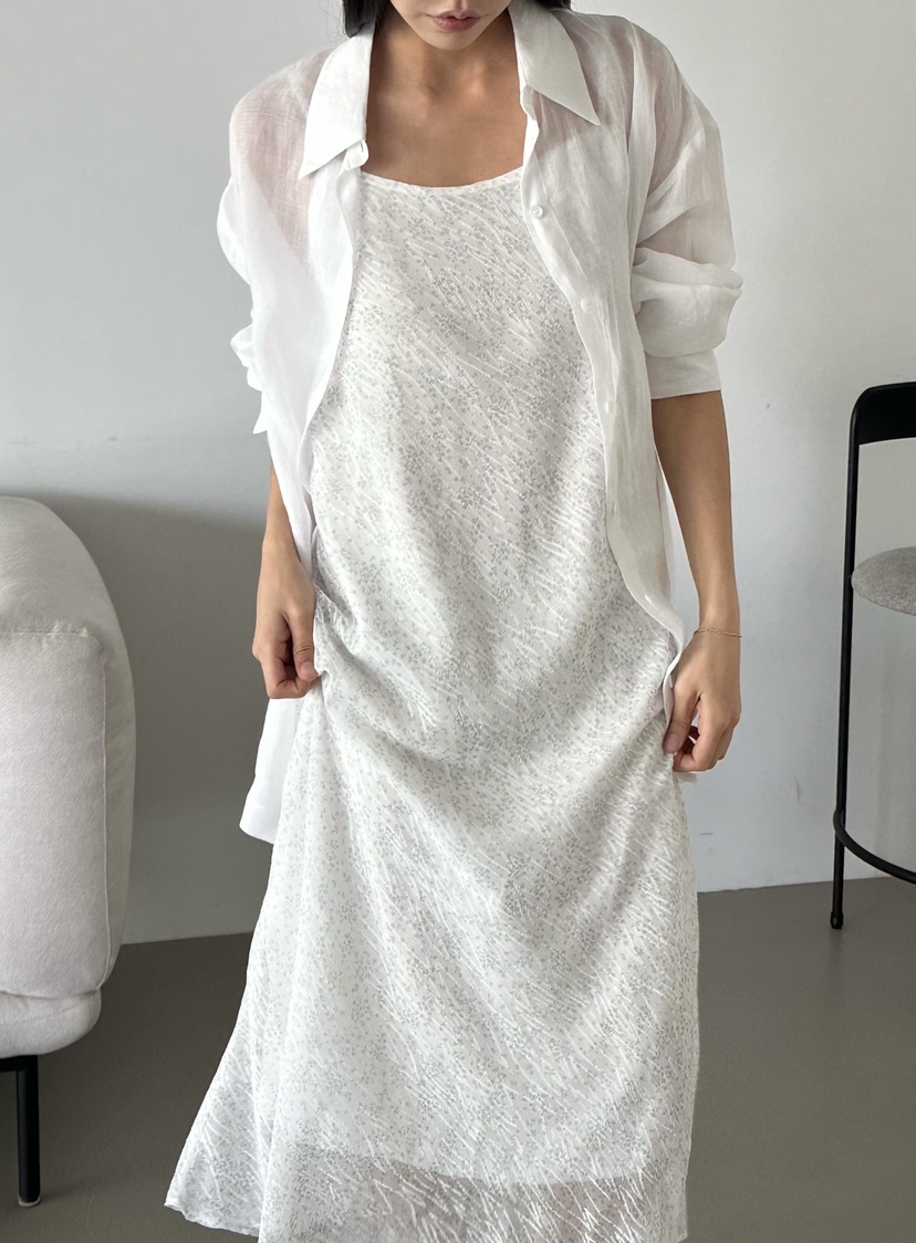 LE VASE韓國直郵女士新款職業休閑推薦時尚人氣26春夏連衣裙LE VASE連衣裙