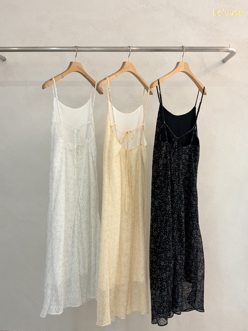 LE VASE韓國直郵女士新款職業休閑推薦時尚人氣26春夏連衣裙LE VASE連衣裙