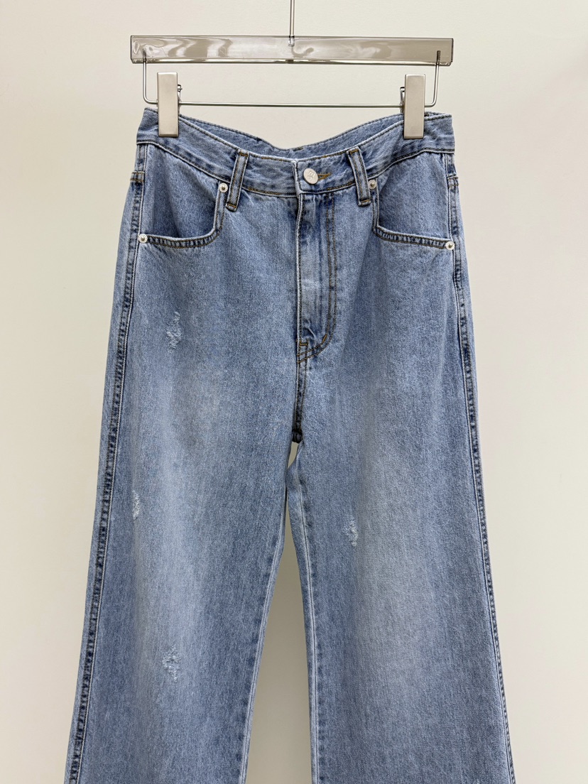 AB韓國直郵實拍女裝新品職業26春夏熱賣休閑人氣時尚牛仔褲AB牛仔褲