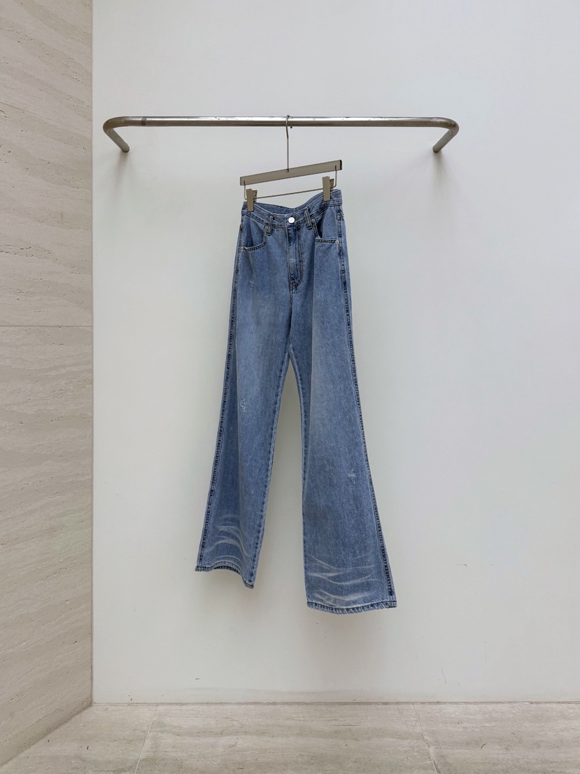 AB韓國直郵實拍女裝新品職業26春夏熱賣休閑人氣時尚牛仔褲AB牛仔褲