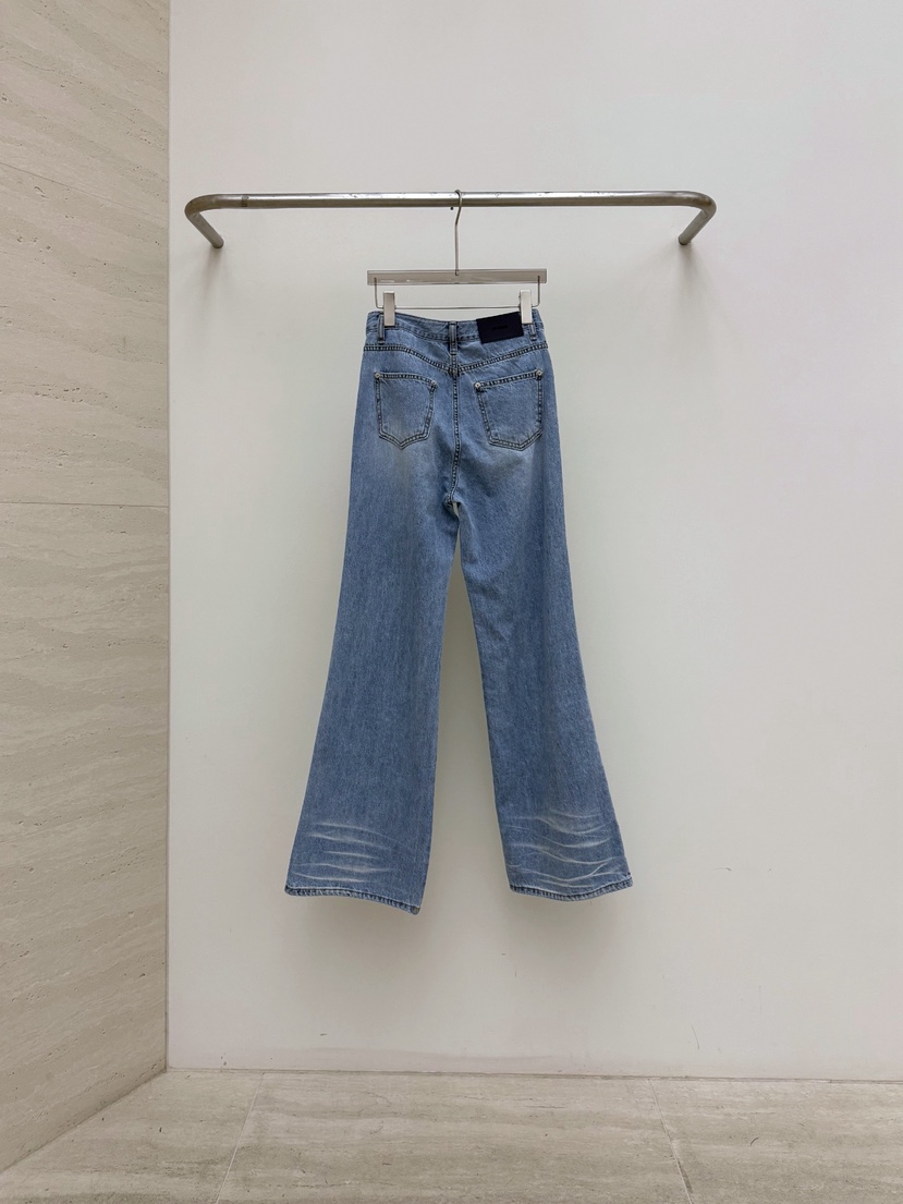 AB韓國直郵實拍女裝新品職業26春夏熱賣休閑人氣時尚牛仔褲AB牛仔褲