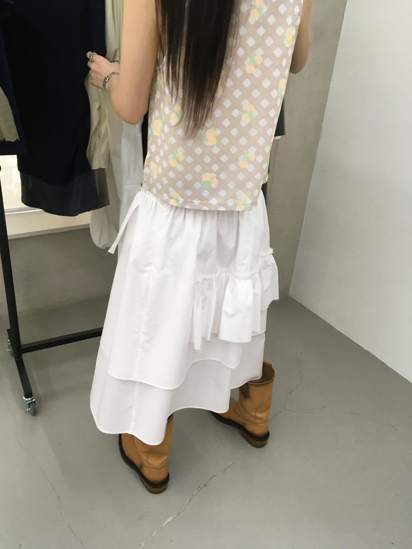 MINIMUZE韓國代購女士新品人氣熱賣26春夏休閑半身裙中短裙MINIMUZE半身裙/中短裙