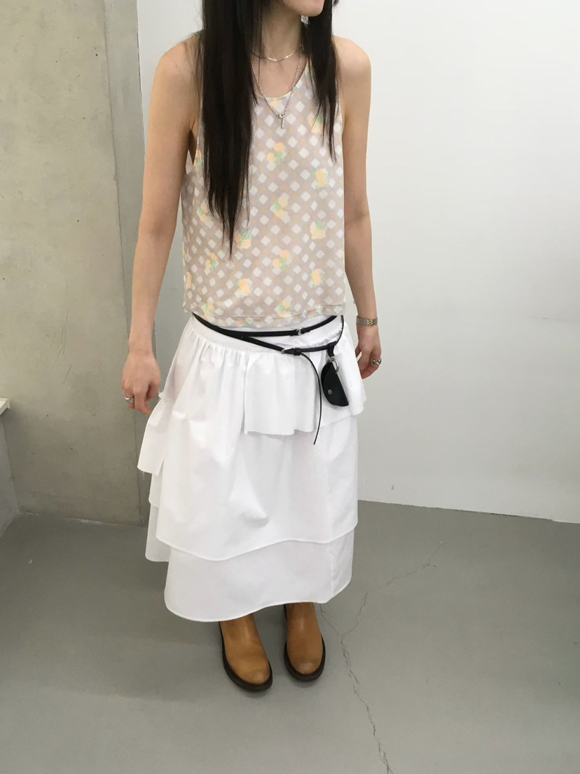 MINIMUZE韓國代購女士新品人氣熱賣26春夏休閑半身裙中短裙MINIMUZE半身裙/中短裙