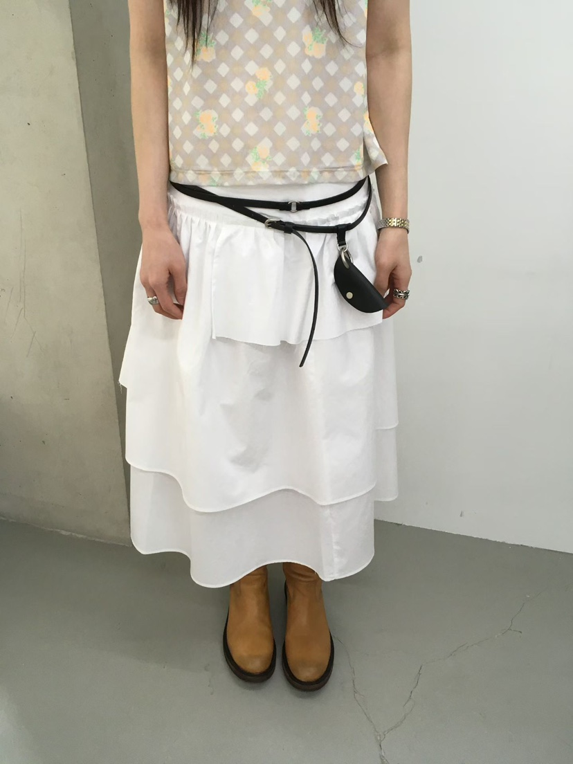 MINIMUZE韓國代購女士新品人氣熱賣26春夏休閑半身裙中短裙MINIMUZE半身裙/中短裙