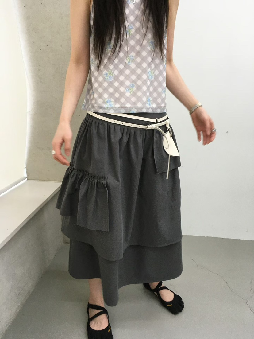 MINIMUZE韓國代購女士新品人氣熱賣26春夏休閑半身裙中短裙MINIMUZE半身裙/中短裙