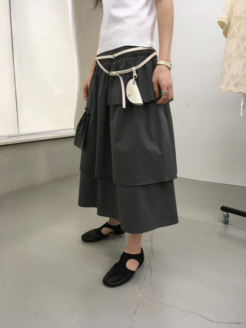 MINIMUZE韓國代購女士新品人氣熱賣26春夏休閑半身裙中短裙MINIMUZE半身裙/中短裙