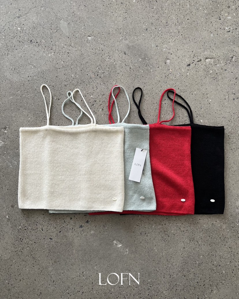 LOFN東大門實拍女士新品職業人氣推薦26春夏休閑吊帶背心LOFN吊帶/背心