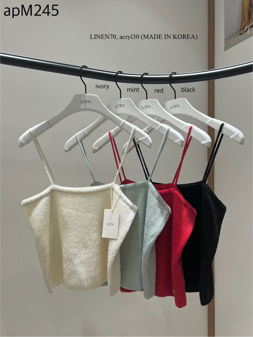 LOFN東大門實拍女士新品職業人氣推薦26春夏休閑吊帶背心LOFN吊帶/背心