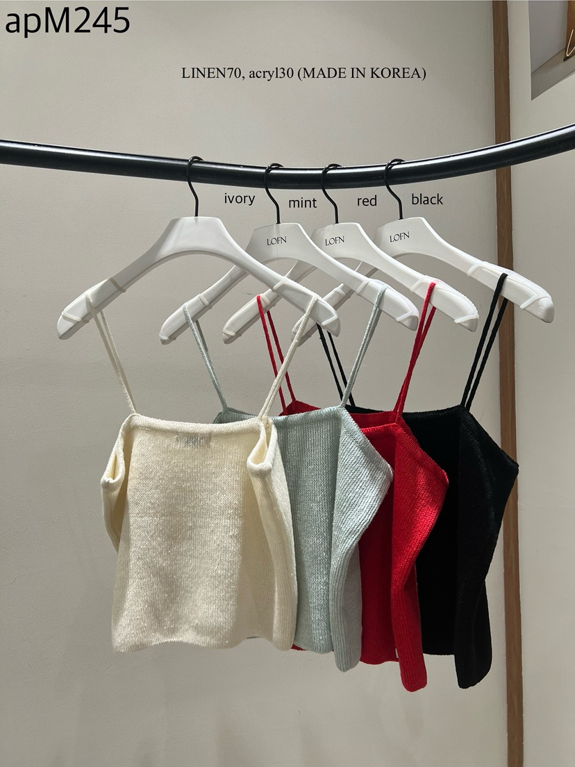 LOFN東大門實拍女士新品職業人氣推薦26春夏休閑吊帶背心LOFN吊帶/背心