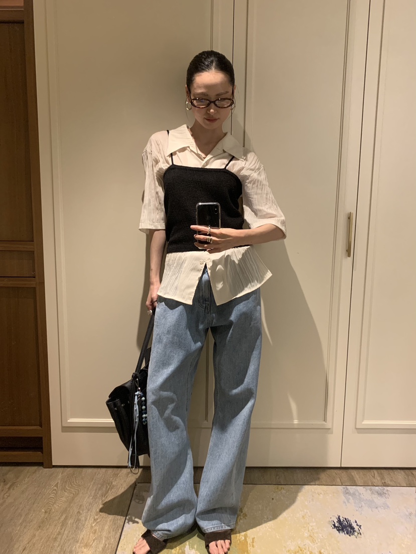 LOFN東大門實拍女士新品職業人氣推薦26春夏休閑吊帶背心LOFN吊帶/背心