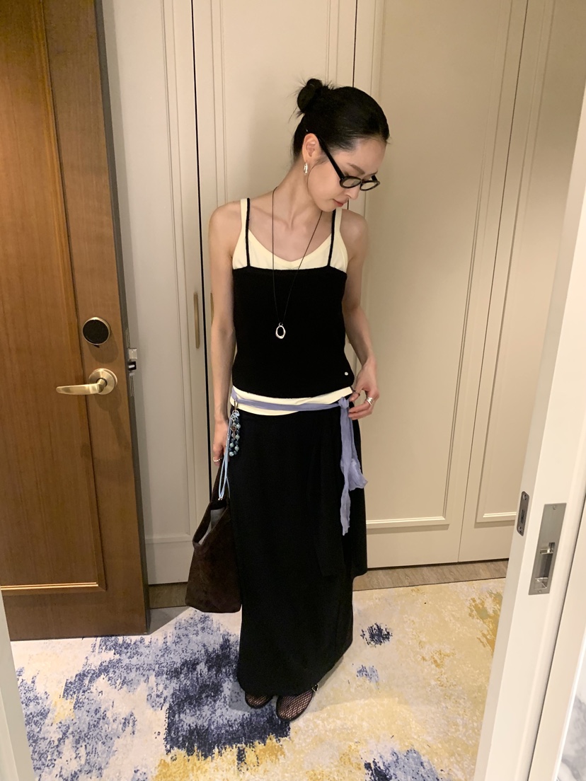 LOFN東大門實拍女士新品職業人氣推薦26春夏休閑吊帶背心LOFN吊帶/背心