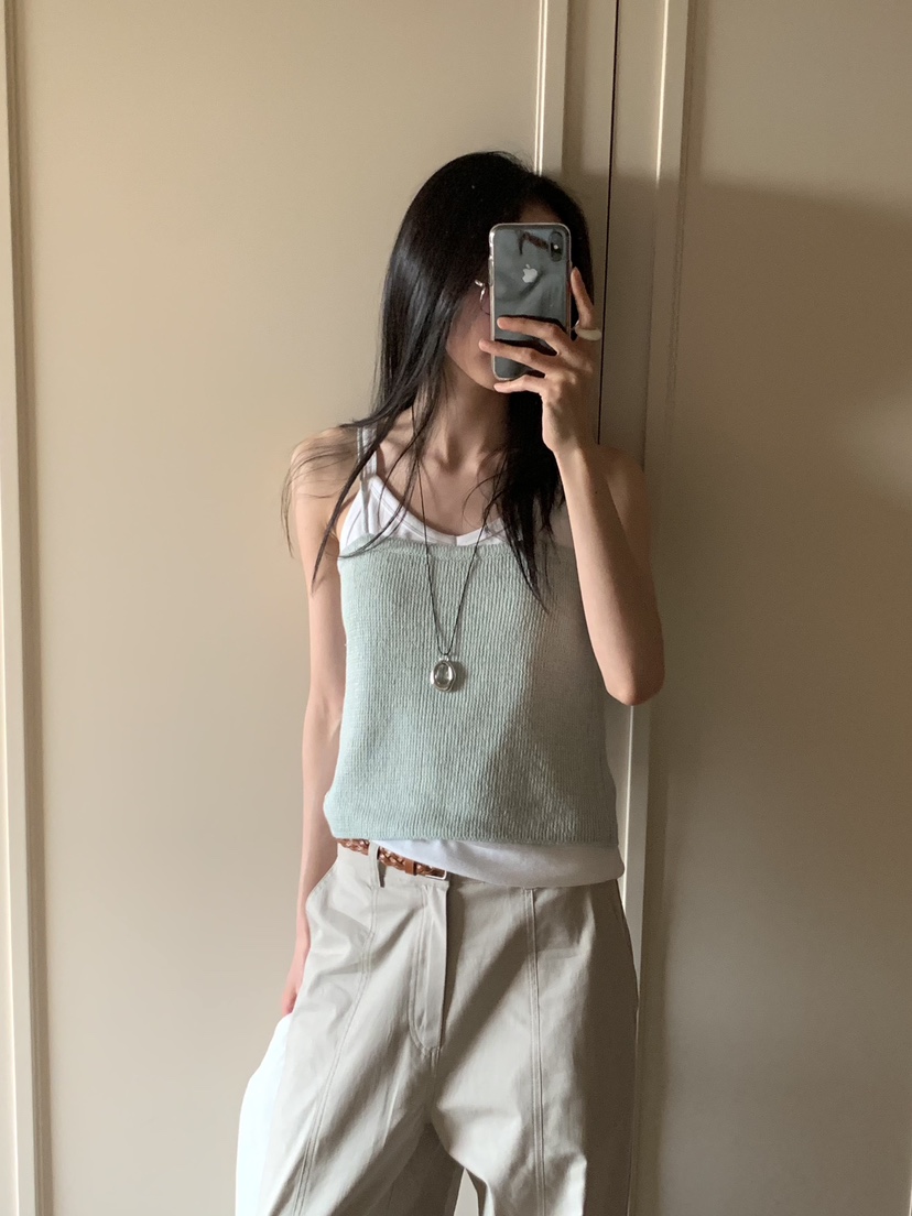 LOFN東大門實拍女士新品職業人氣推薦26春夏休閑吊帶背心LOFN吊帶/背心