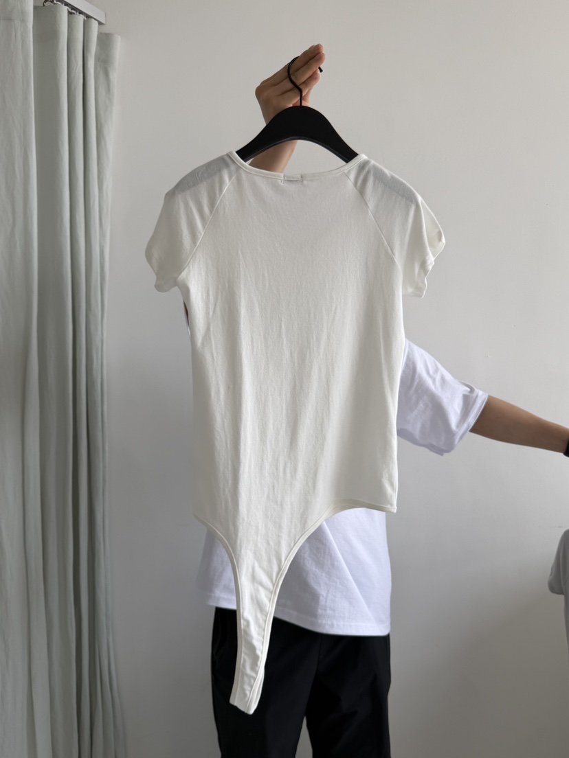 ARKIE/TAF韓國直郵實拍女士新品休閑26春夏T恤不對稱插肩袖ARKIE/TAFT恤