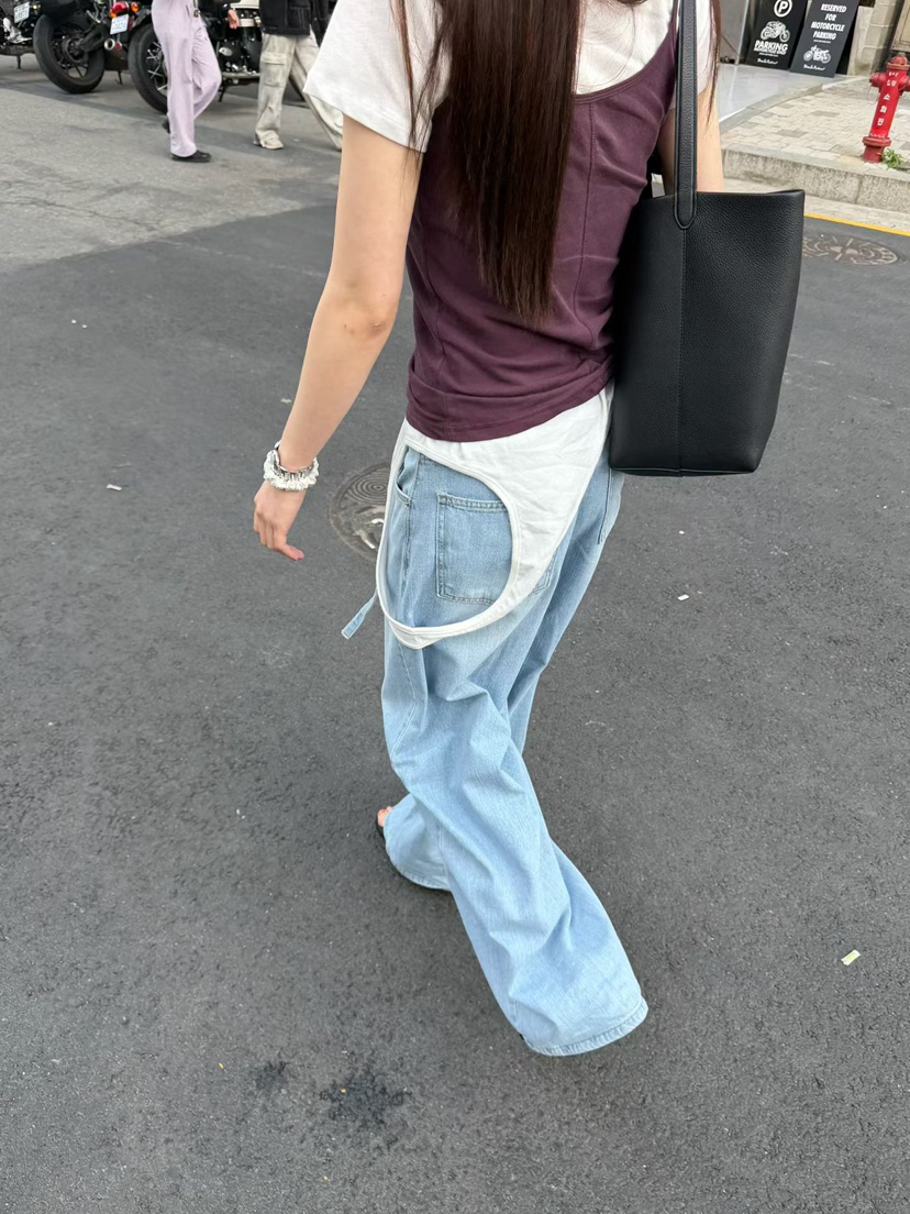 ARKIE/TAF韓國直郵實拍女士新品休閑26春夏T恤不對稱插肩袖ARKIE/TAFT恤