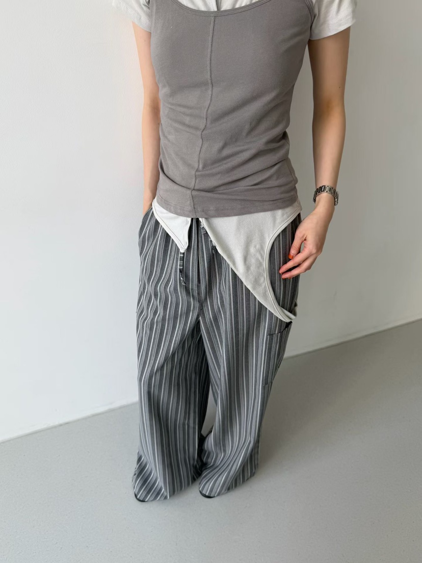 ARKIE/TAF韓國直郵實拍女士新品休閑26春夏T恤不對稱插肩袖ARKIE/TAFT恤