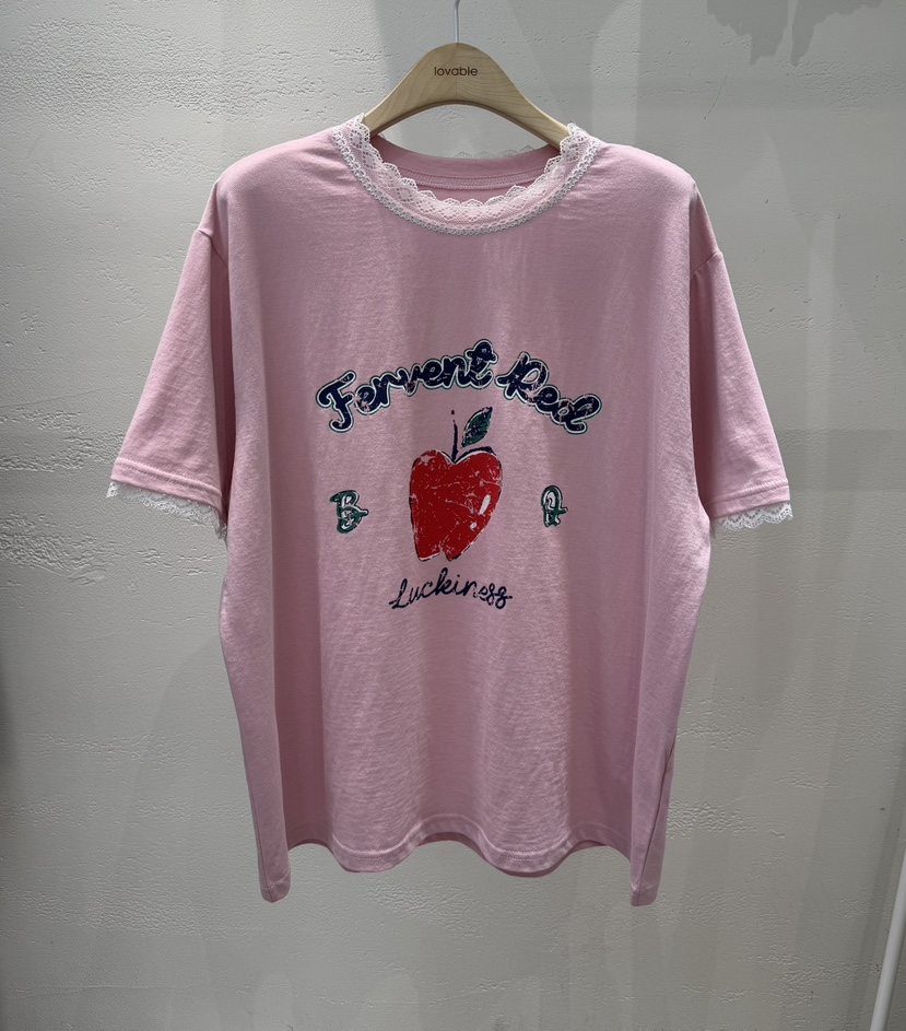 LOVABLE韓國東大門代購女裝新品休閑職業26春夏熱賣人氣T恤LOVABLET恤圖色2