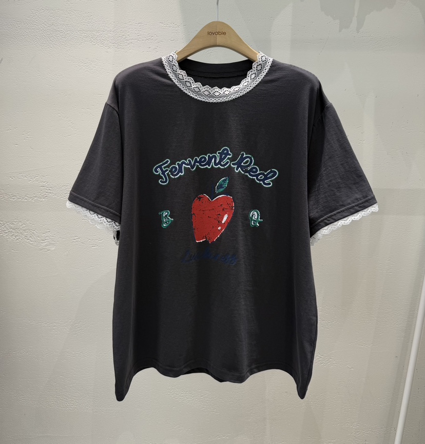 LOVABLE韓國東大門代購女裝新品休閑職業26春夏熱賣人氣T恤LOVABLET恤圖色3