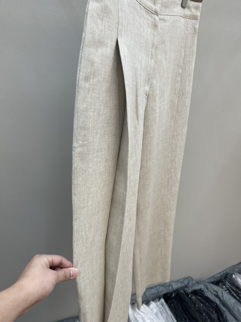 PLUS HONG-P韓國直郵女裝新款推薦人氣熱賣26春夏休閑褲亞麻LORA FAMILY/PLUS HONG休閑褲