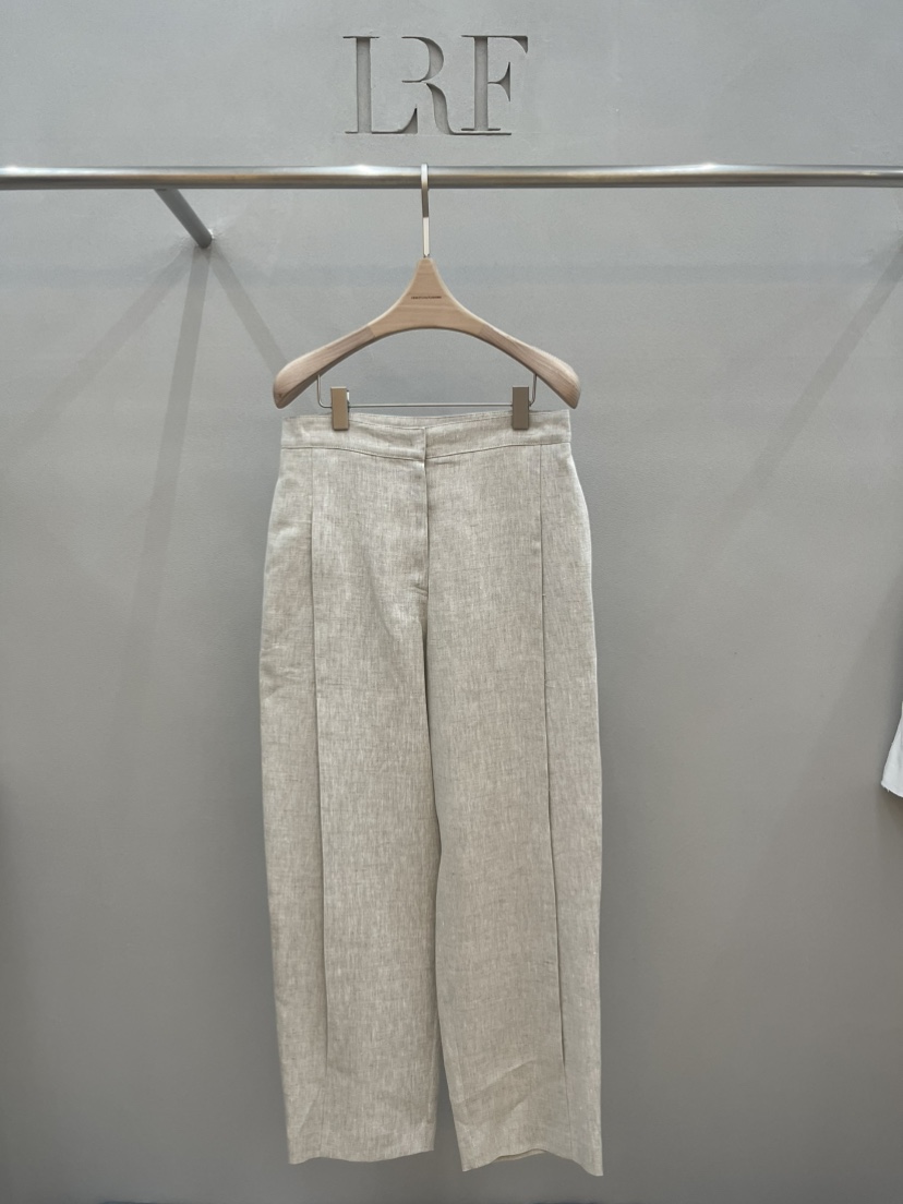 PLUS HONG-P韓國直郵女裝新款推薦人氣熱賣26春夏休閑褲亞麻LORA FAMILY/PLUS HONG休閑褲圖色2