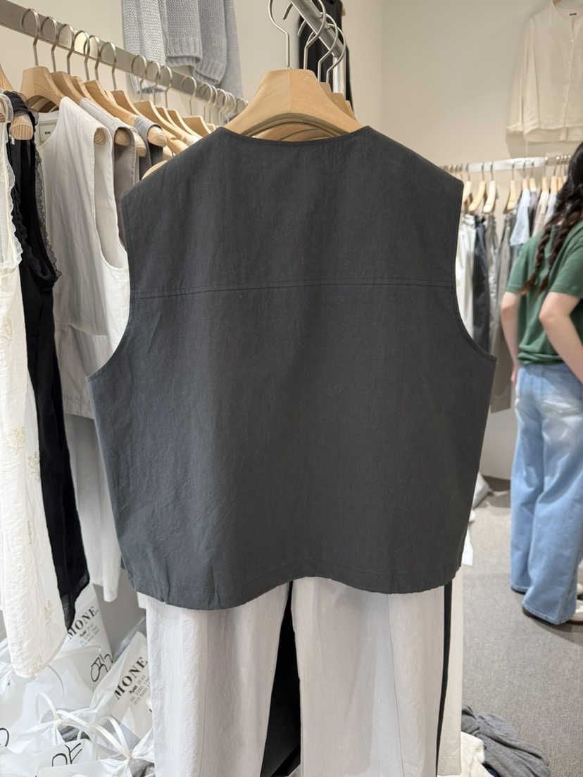 MONE-A韓國直郵女裝新款人氣26春夏真品熱賣馬甲不含內搭MONE-A馬甲