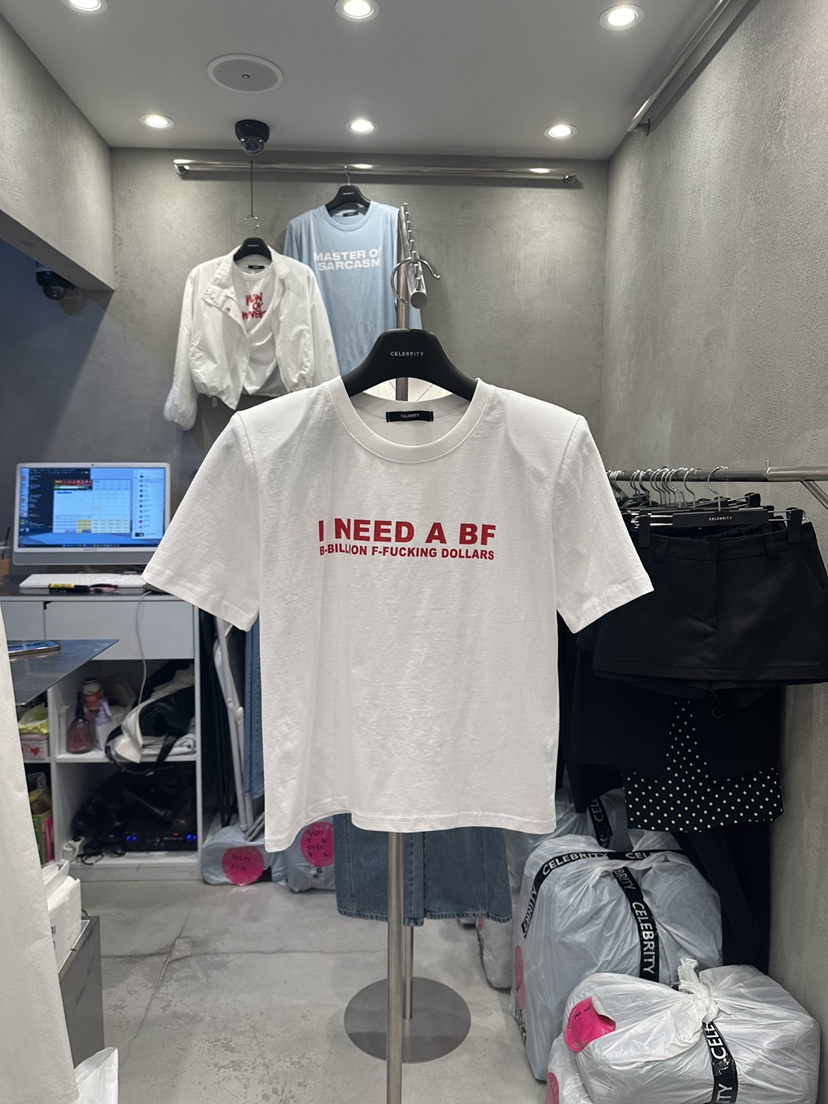 CELEBRITY-A東大門實拍女裝新款人氣休閑職業26春夏真品T恤CELEBRITY-AT恤圖色1